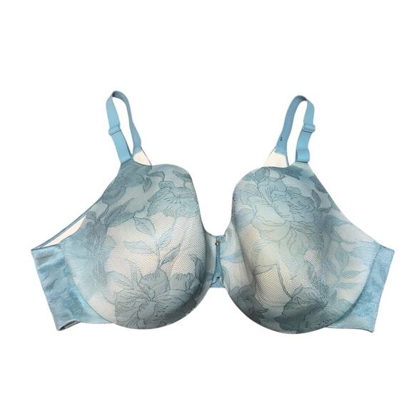 Cacique Other - Lane Bryant Cacique Blue Lace Bra Size 44DD